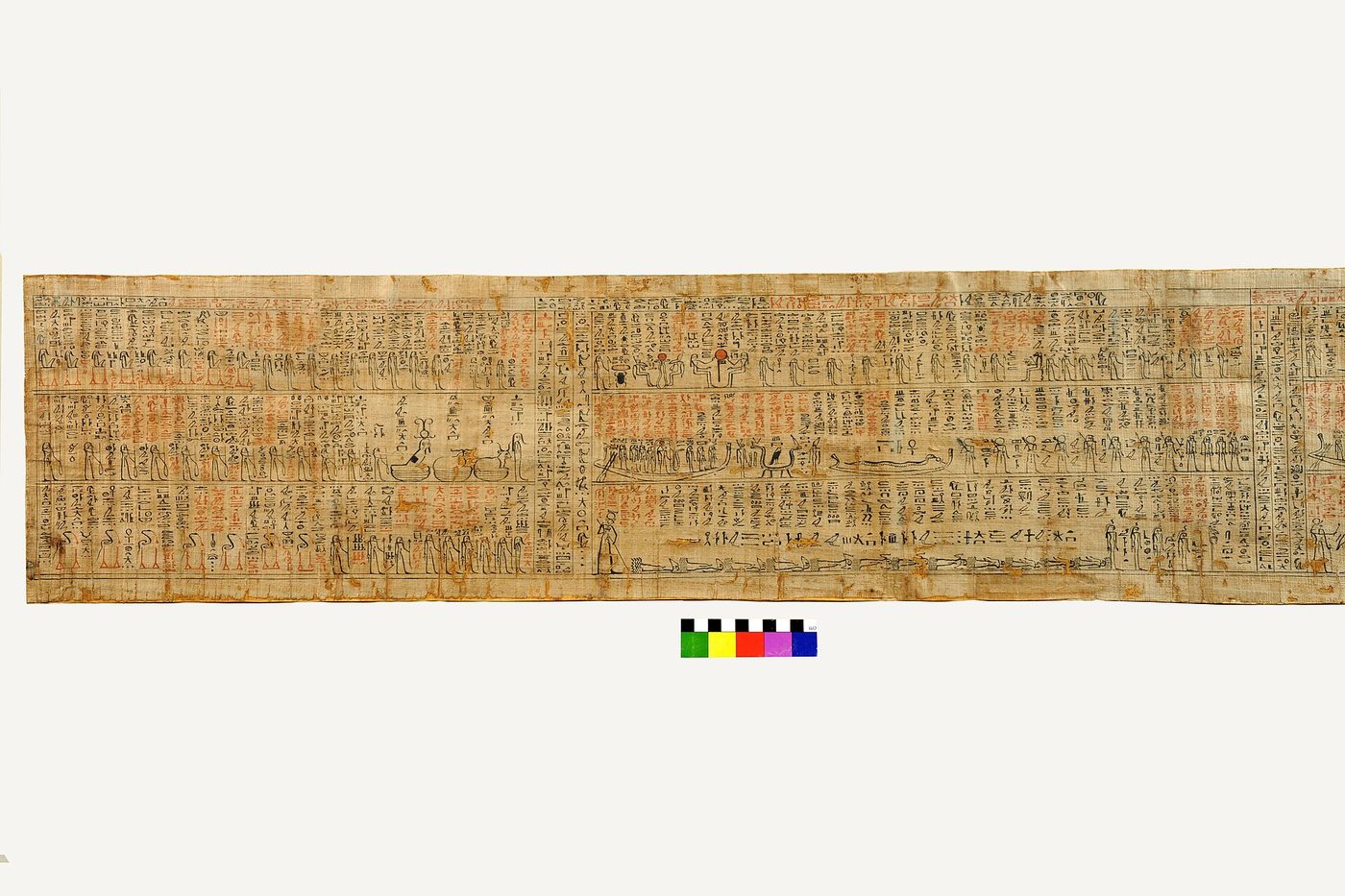 Book of the Amduat, papyrus - Museo Egizio Turin C 1776 p04