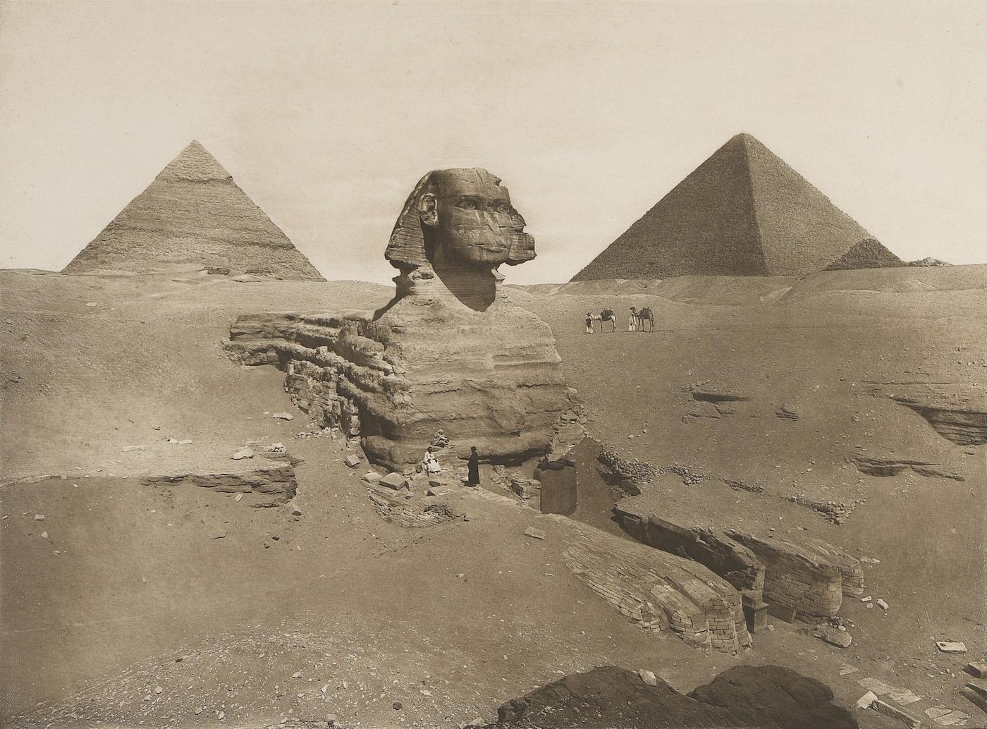 Great Sphinx of Giza by Junghaendel, 1893